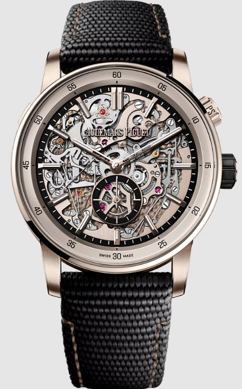 Review 26397QS.OO.D002KB.01 Audemars Piguet CODE 11.59 Grande Sonnerie Carillon Supersonnerie 150th Anniversary Skeleton replica watch - Click Image to Close